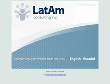 Tablet Screenshot of latamconsultinginc.com